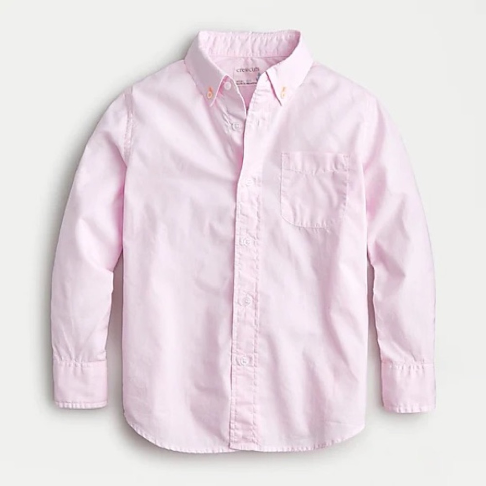 J. Crew Boys' garment-dyed Secret Wash shirt